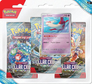 Pokemon Stellar Crown 3-Pack Blister