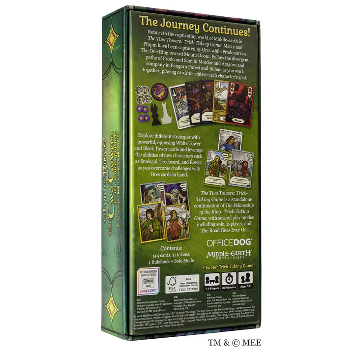 The Lord Of The Rings The Two Towers Trick-Taking Game