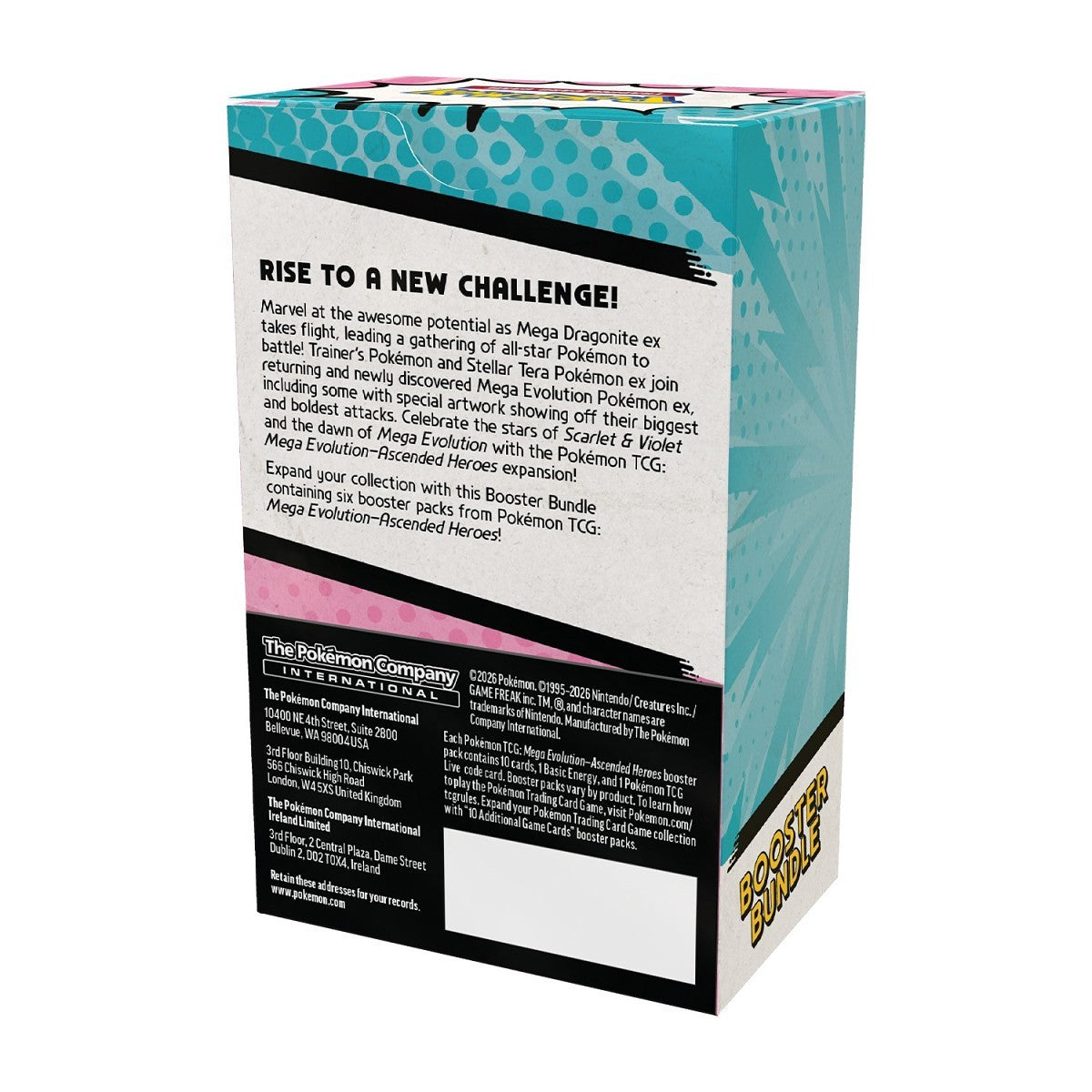 Pokemon: Mega Evolution Ascended Heroes Booster Bundle