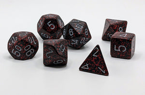 Dice: Speckled Silver Volcano
