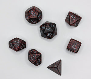 Dice: Speckled Silver Volcano