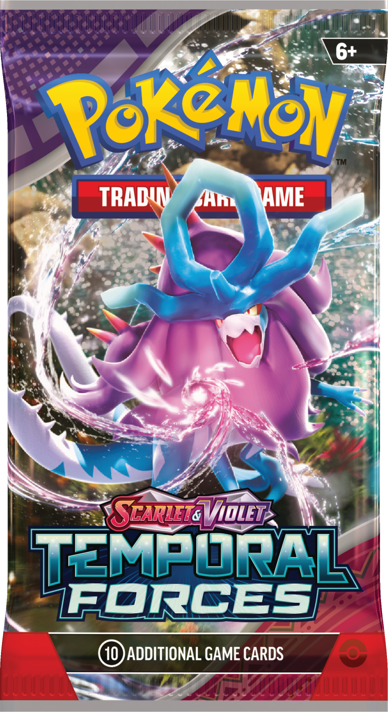 Pokemon: Temporal Forces Booster pack x6 (Live Stream Only)