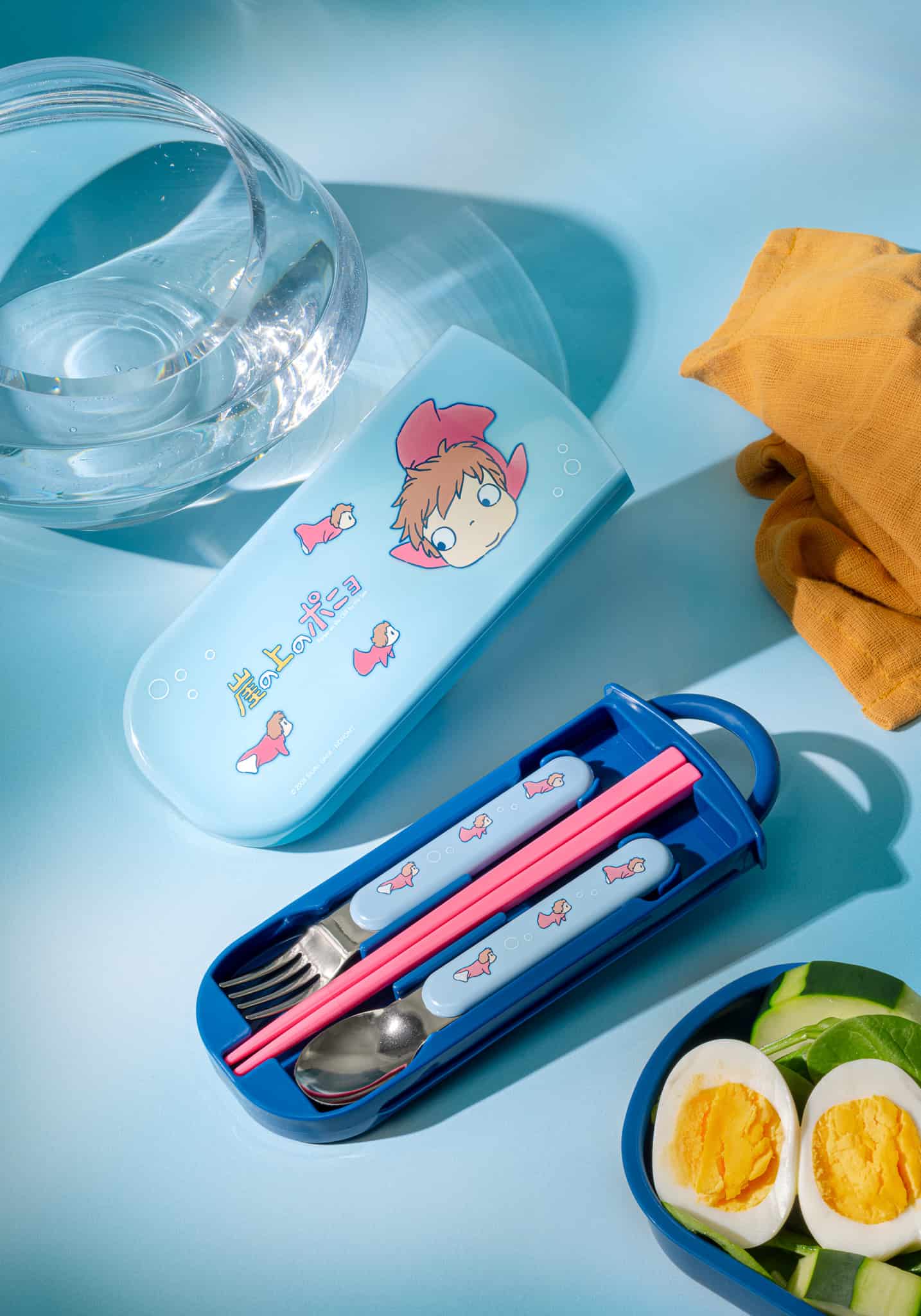 Ponyo Utensil Set (Ponyo and Ponyo's sisters)