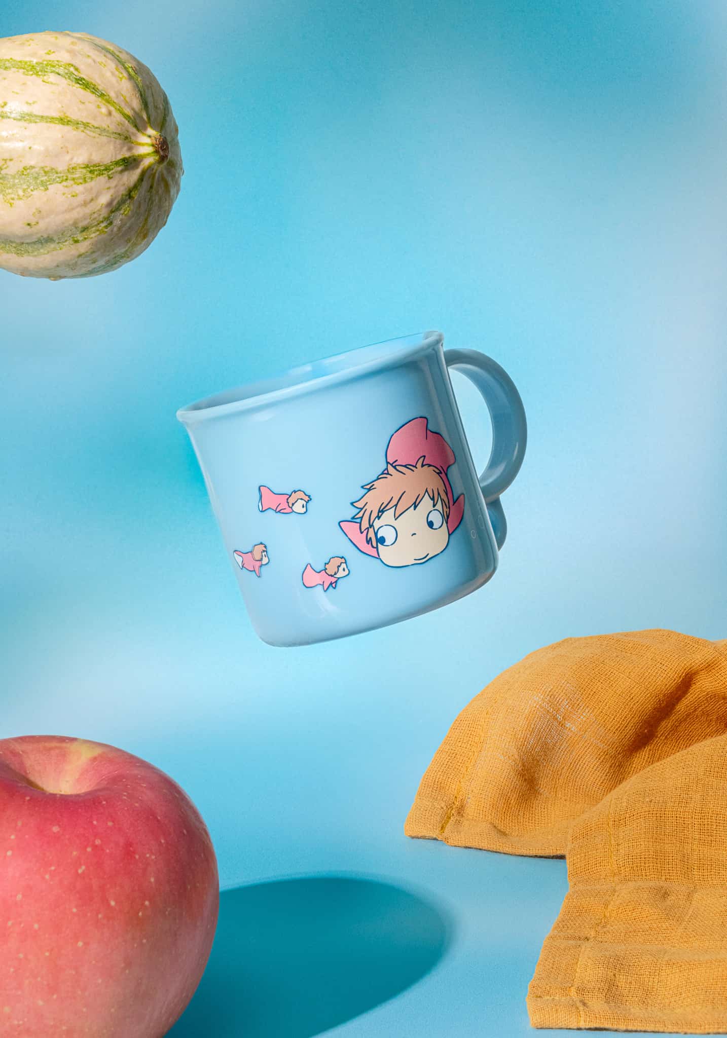 Ponyo Cup 6.76oz (Ponyo and Ponyo's sisters)