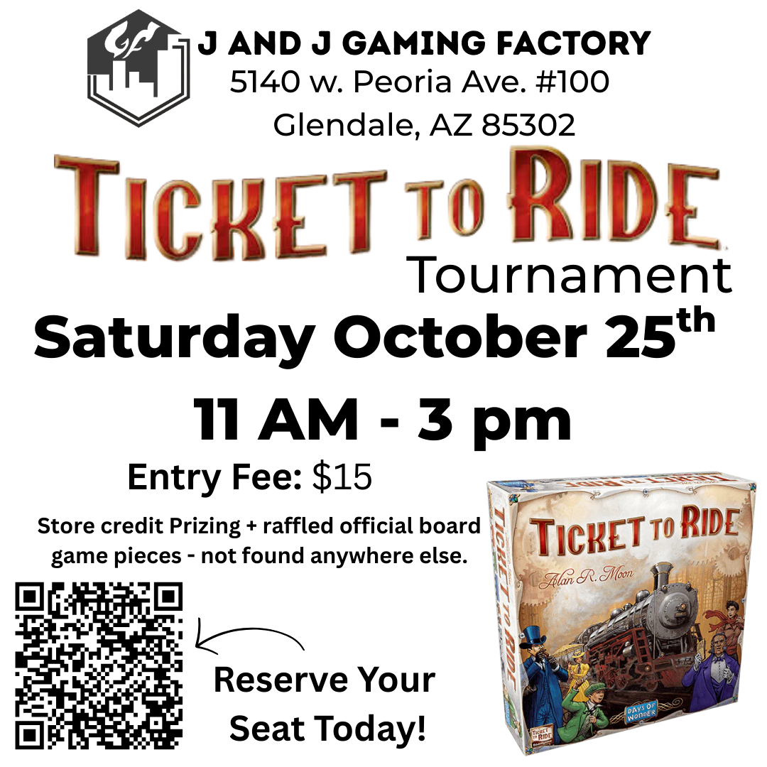 Entrada al torneo casual Ticket to Ride