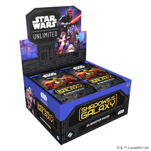 Star Wars: Unlimited - Shadows of the Galaxy Booster Display