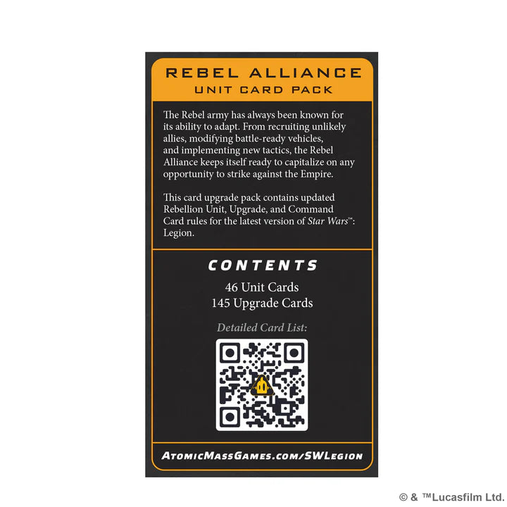 Star Wars: Legion - Rebellion Card Pack