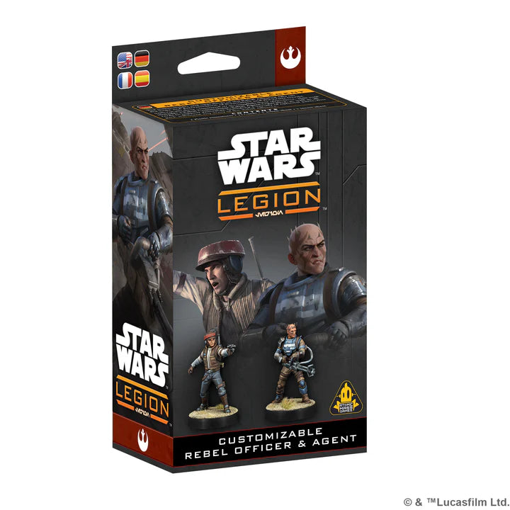 Star Wars Legion Customizable Rebel Officer and Agent