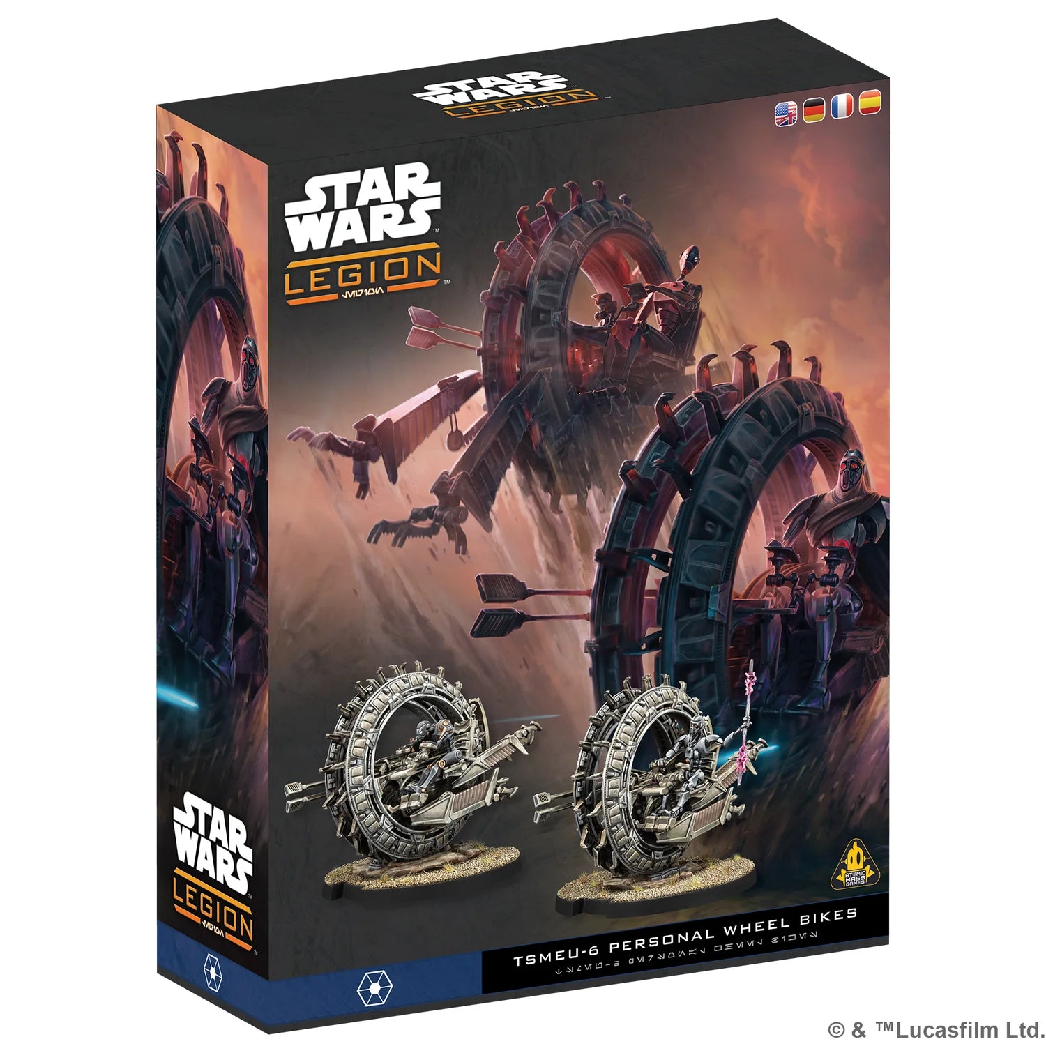 Star Wars Legion:  Tsmeu-6 Personal Wheel Bikes