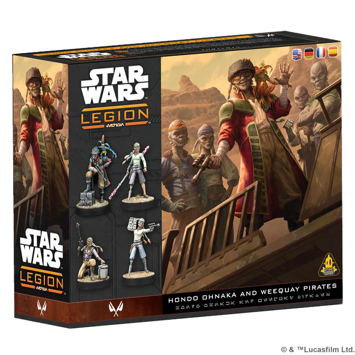 Star Wars Legion: Hondo Ohnak and weequay pirates