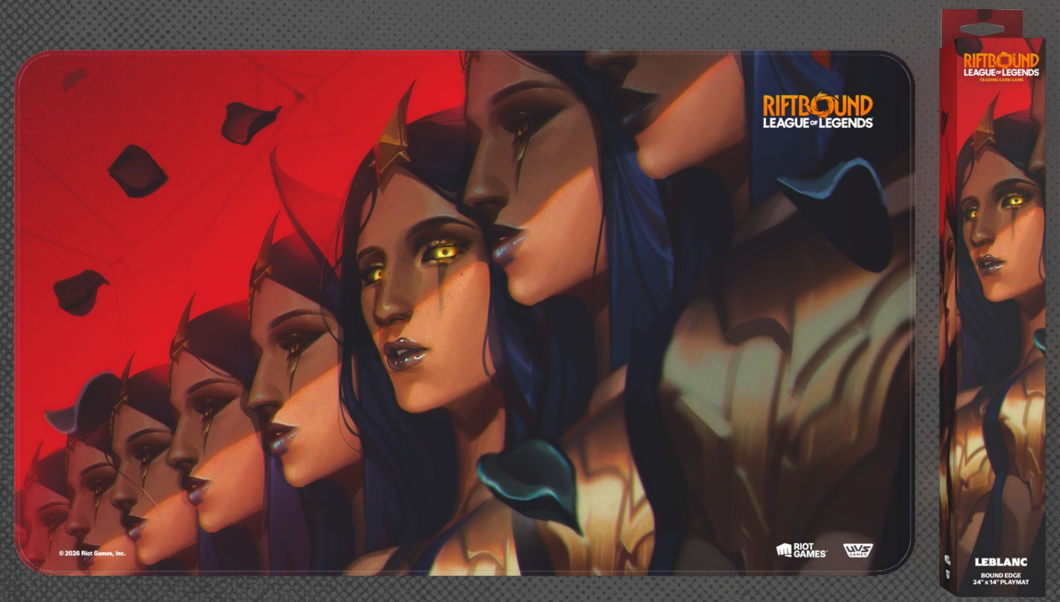 Riftbound TCG: League of Legends: Set 3 Unleashed Playmat: Leblanc Deceiver