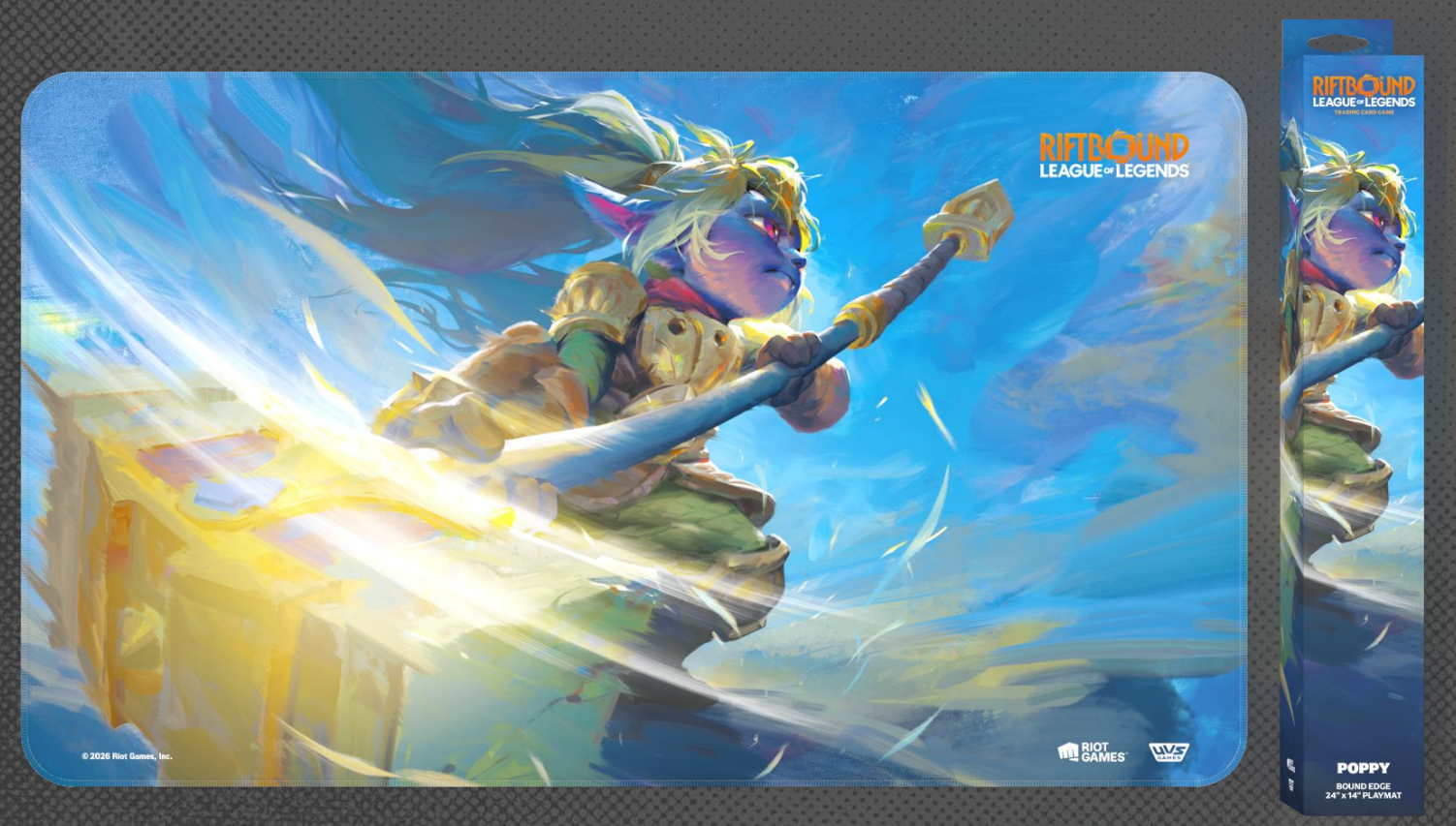 Riftbound TCG: League of Legends: Set 3 Unleashed Playmat: Poppy Keeper of the Hammer