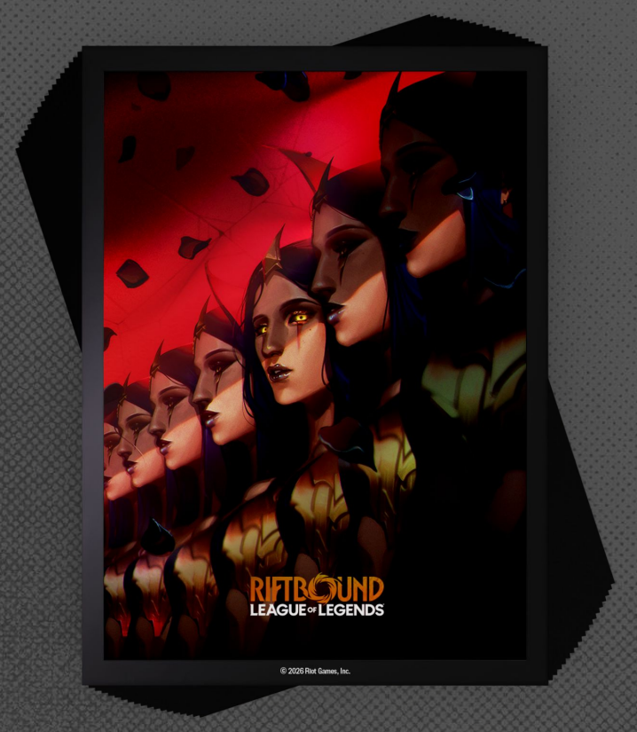 Riftbound TCG: League of Legends: Set 3 Unleashed Art Sleeves: Leblanc Deceiver (100CT)