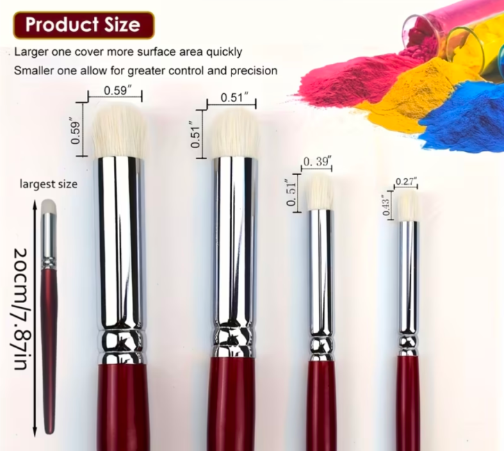 Dry Brush 4 Pack