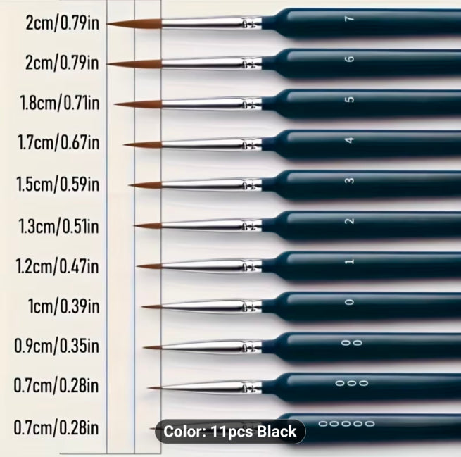Paint Brushes 11 Pack