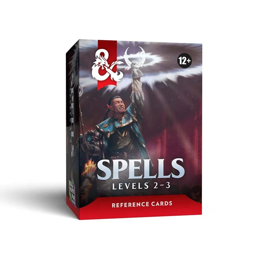 Dungeons & Dragons 5E RPG Refences Cards: Spells - Levels 2-3