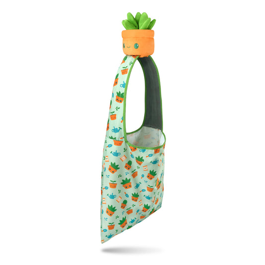 Plushie Tote: Gardening Succulent - Green