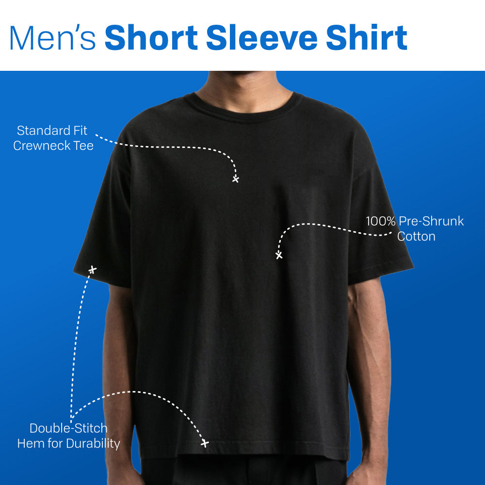 Spongebob Squarepants Neon Squares Crew Neck Short Sleeve Men's Black T-shirt