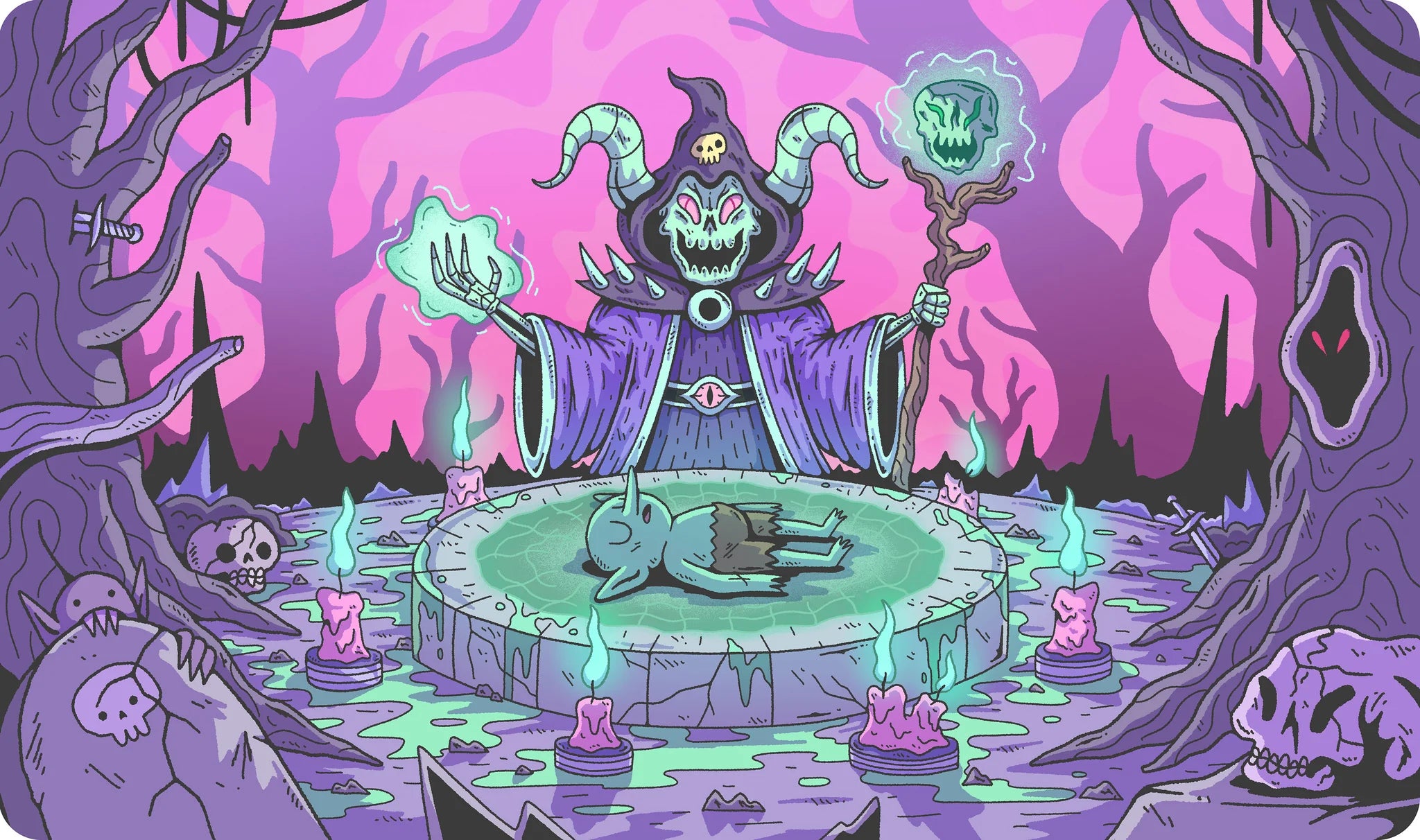 The Sacrifice Playmat
