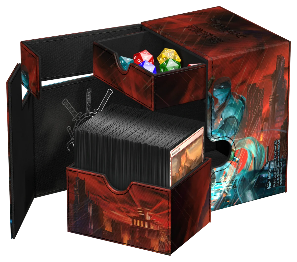 Magic the Gathering x Teenage Mutant Ninja Turtles-  Flip n Tray 133+ XenoSkin : The Last Ronin