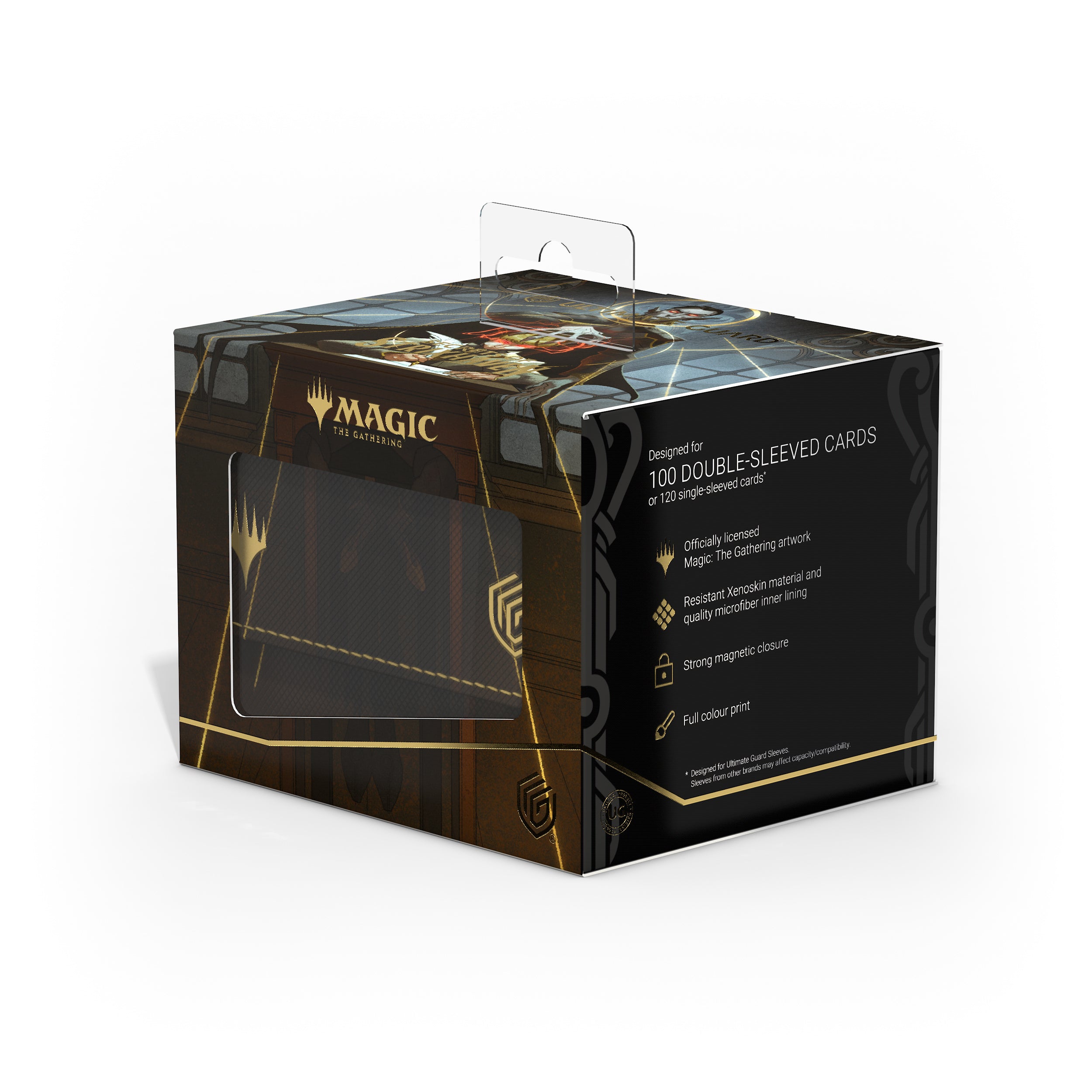 Ultimate Guard: Magic The Gathering: SOS Secrets Of Strixhaven: Sidewinder 100 Xenoskin: Black Mythic (Alternate Art)