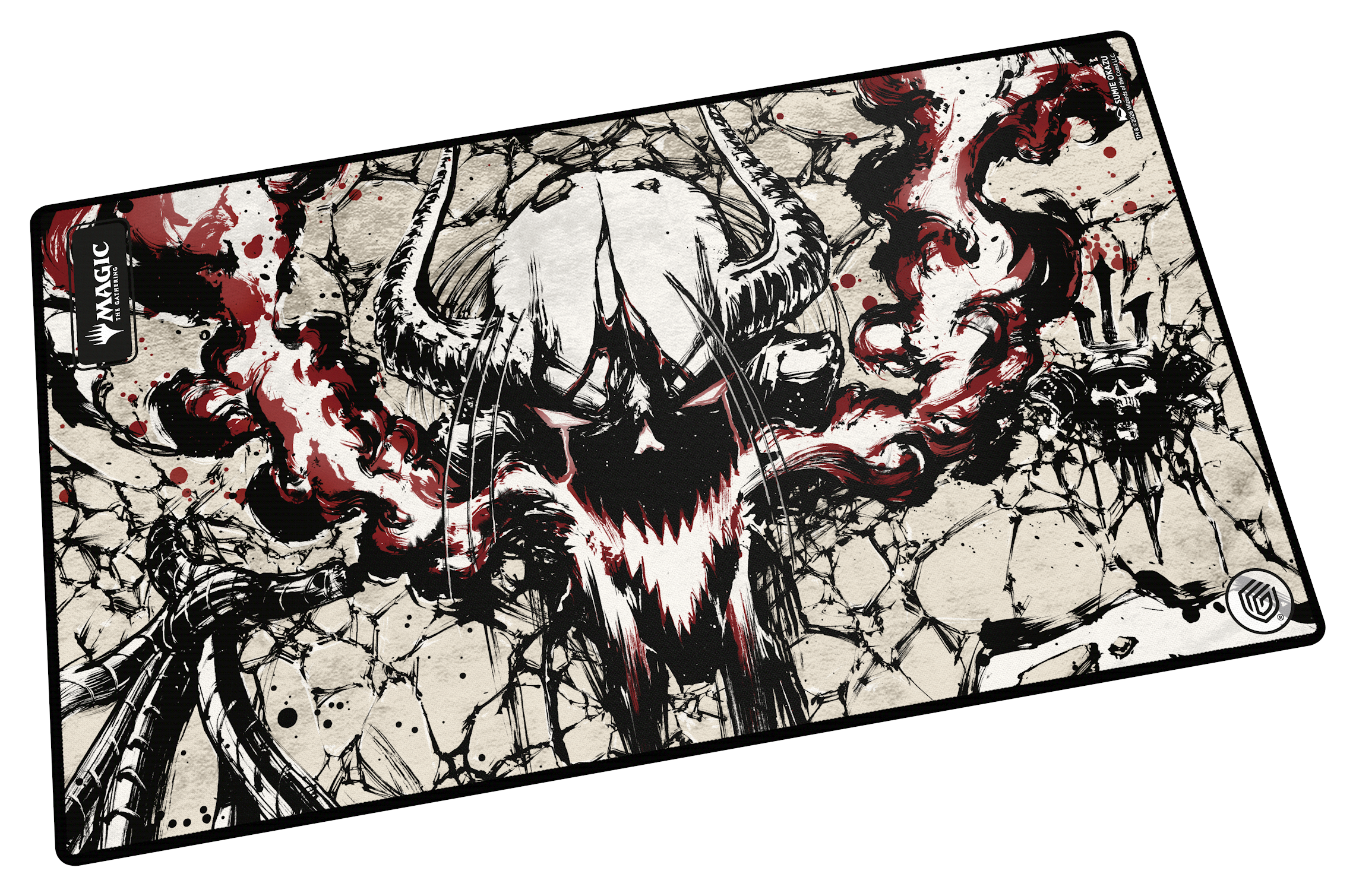 Ultimate Guard: Magic The Gathering: SOS Secrets Of Strixhaven: Play-Mat: Black Mythic (Alternate Art) Vampiric Tutor