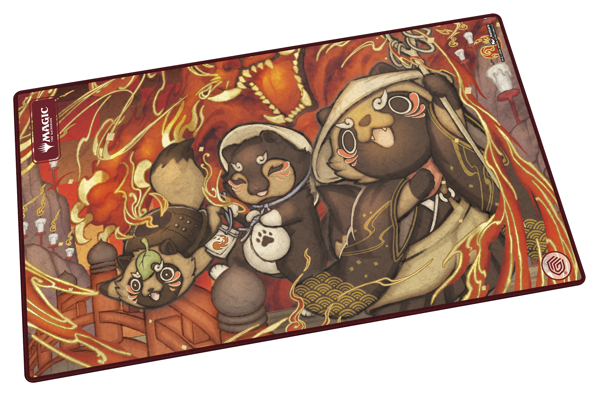 Ultimate Guard: Magic The Gathering: SOS Secrets Of Strixhaven: Play-Mat: Red Rare (Alternate Art)