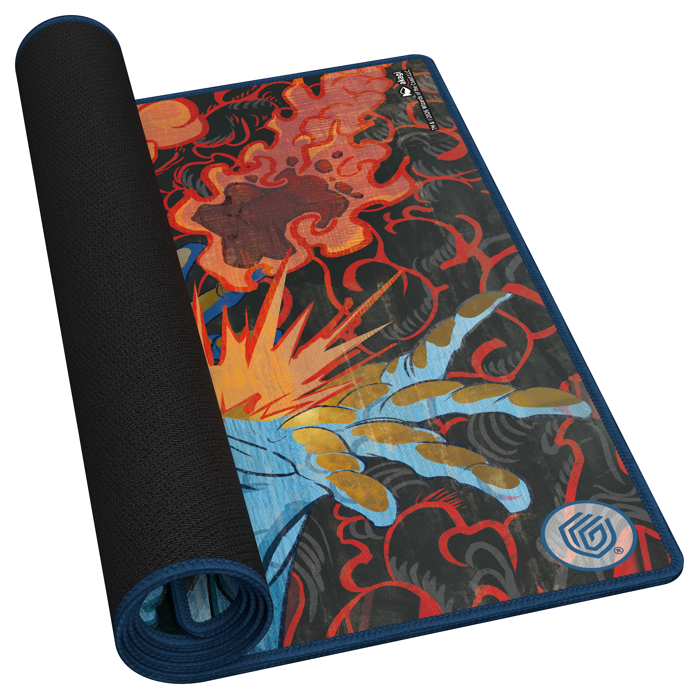 Ultimate Guard: Magic The Gathering: SOS Secrets Of Strixhaven: Play-Mat: Blue Mythic 1 (Alternate Art) Fluster Storm