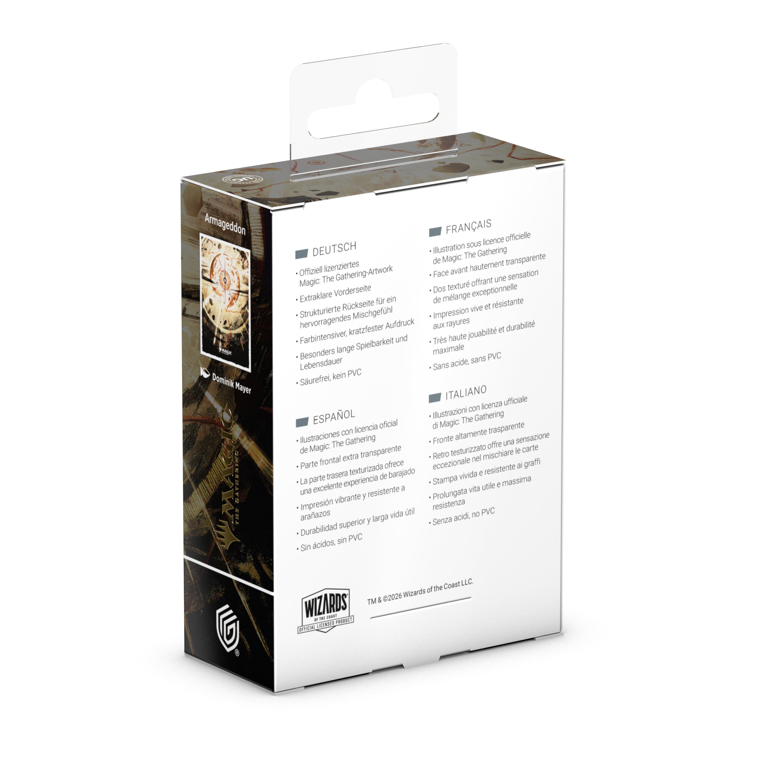 Ultimate Guard: Magic The Gathering: SOS Secrets Of Strixhaven: Art Sleeves: White Mythic (Alternate Art) Box