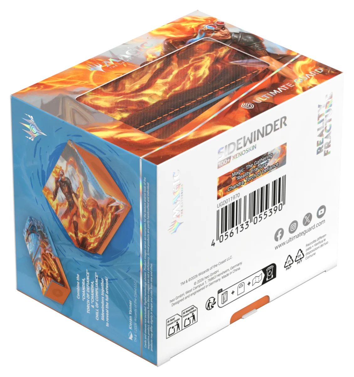 Ultimate Guard | Sidewinder 100+ Xenoskin Magic: The Gathering "Reality Fracture" - Chandra, Torch of Defiance - image 14 of 14