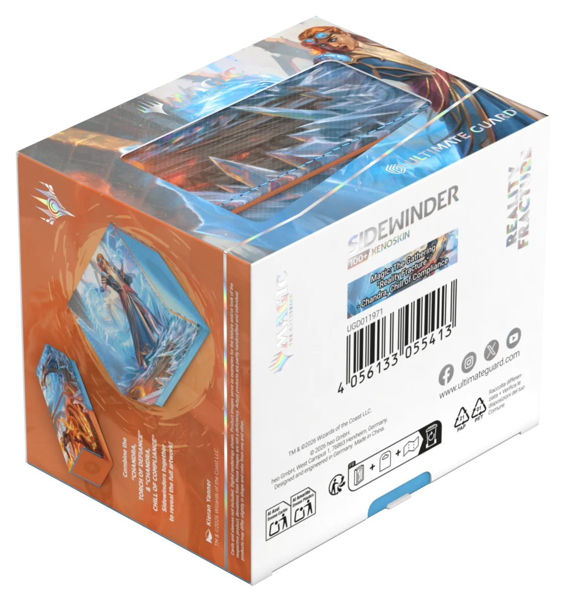 Ultimate Guard | Sidewinder 100+ Xenoskin Magic: The Gathering "Reality Fracture" - Chandra, Chill of Compliance - image 14 of 14
