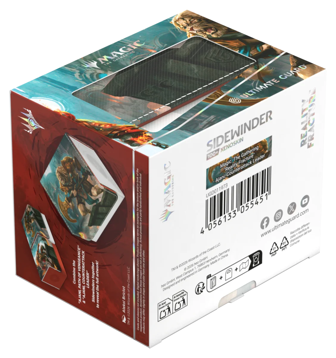 Ultimate Guard | Sidewinder 100+ Xenoskin Magic: The Gathering "Reality Fracture" - Ajani, Counterattack Leader - image 14 of 14