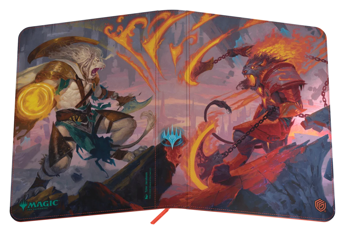 Ultimate Guard | Zipfolio 360 Xenoskin Magic: The Gathering "Reality Fracture" - Ajani Resolute / Ajani Unrelenting - image 9 of 9