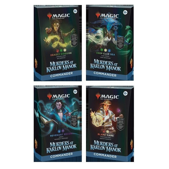 Magic: The Gathering : Murders at Karlov Manor Commander (4ct)