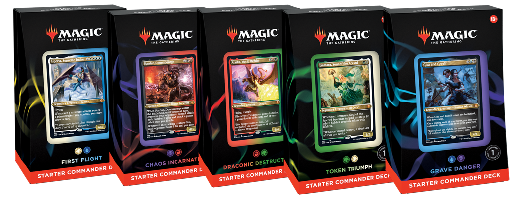 mtg starter commander decks 2022 Magic The Gathering Deck Option:Token Triumph Sacrifice this officially licensed product Karn, Legacy Reforged (Bracket