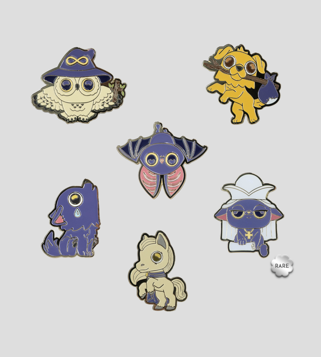 Wild Magic Tarot Mystery Envelope Enamel Pin