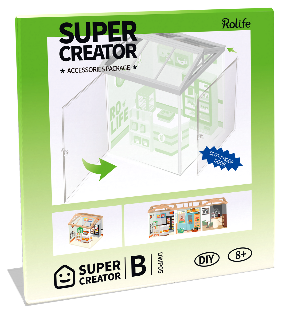 Rolife | Super Creator: Dust-proof Window B (1 Piece) - [DWP05]