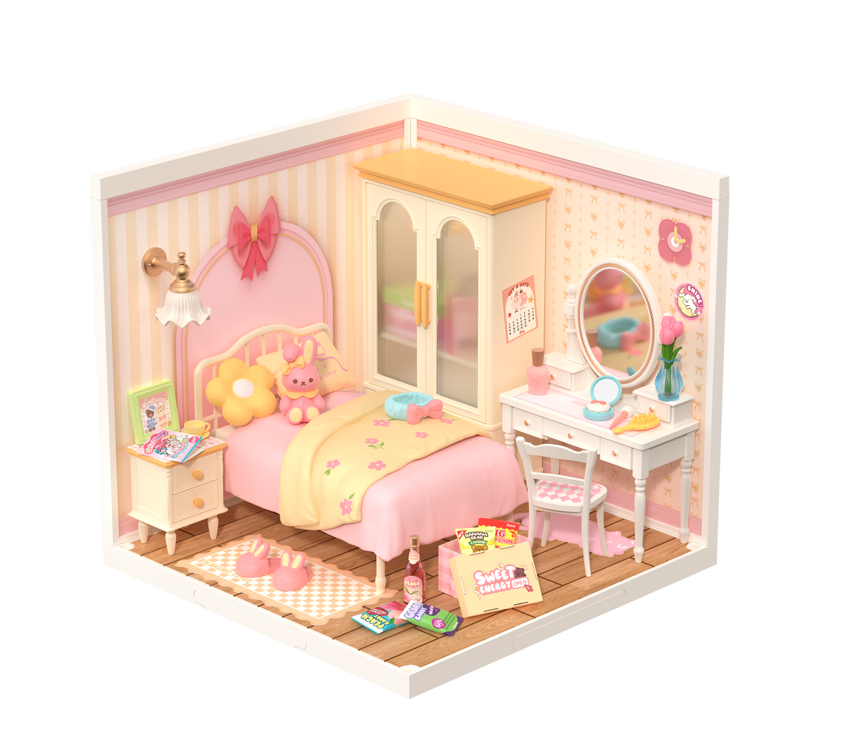 Rolife | Super Creator:vLovely Pink Bedroom - [DW016]
