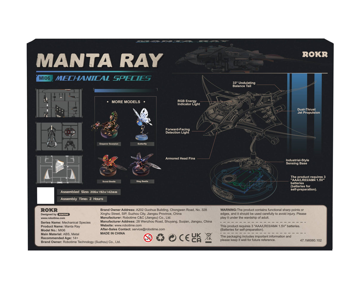 Rokr | Mechanical Species: Manta Ray -[MI06]