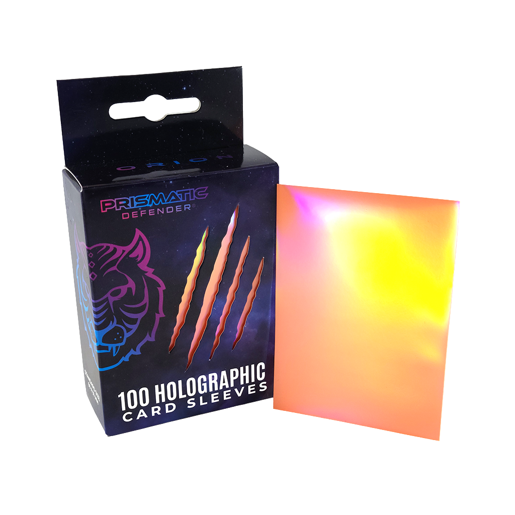 Prismatic Defender: Holographic Card Sleeves - Standard Size - 3 Foil Designs