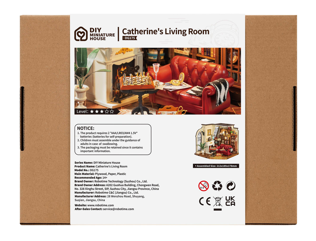 Rolife | Miniature House: Catherine's Living Room -[DG175]
