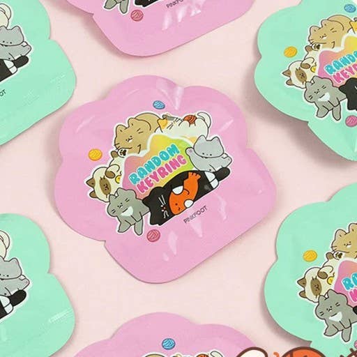 Cat Lover Key Charm Key Ring Random Pack in BOX- Season1