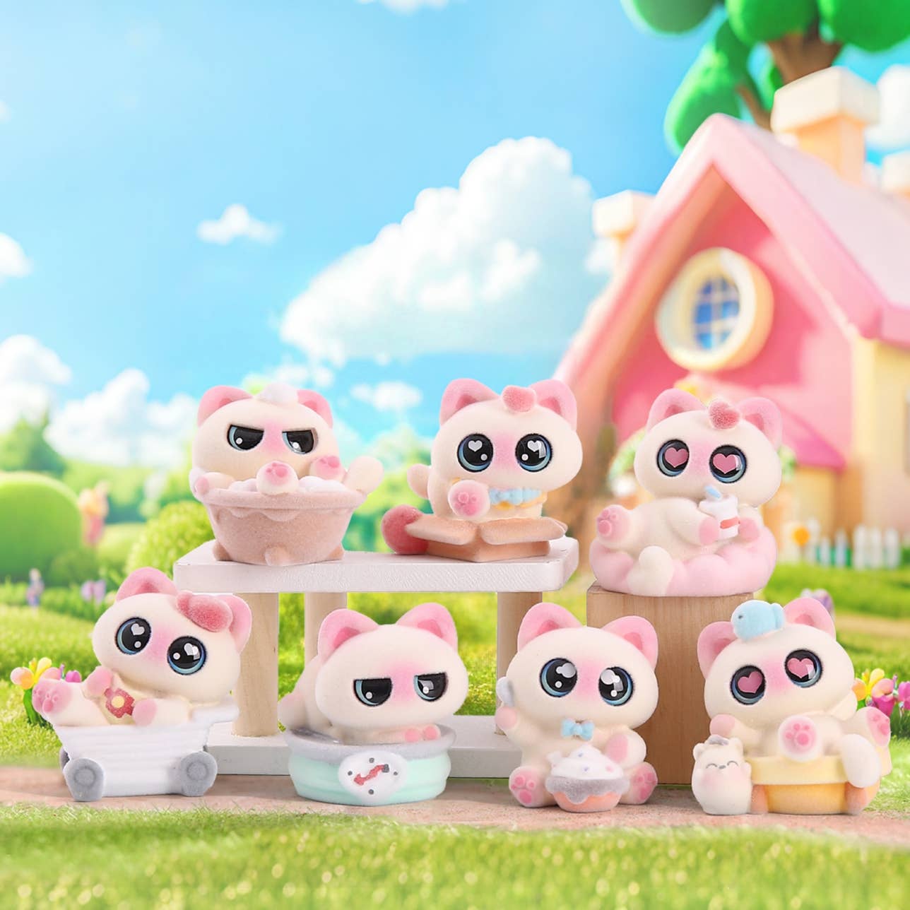 Siamese Big Eye Cat Blind Box-12