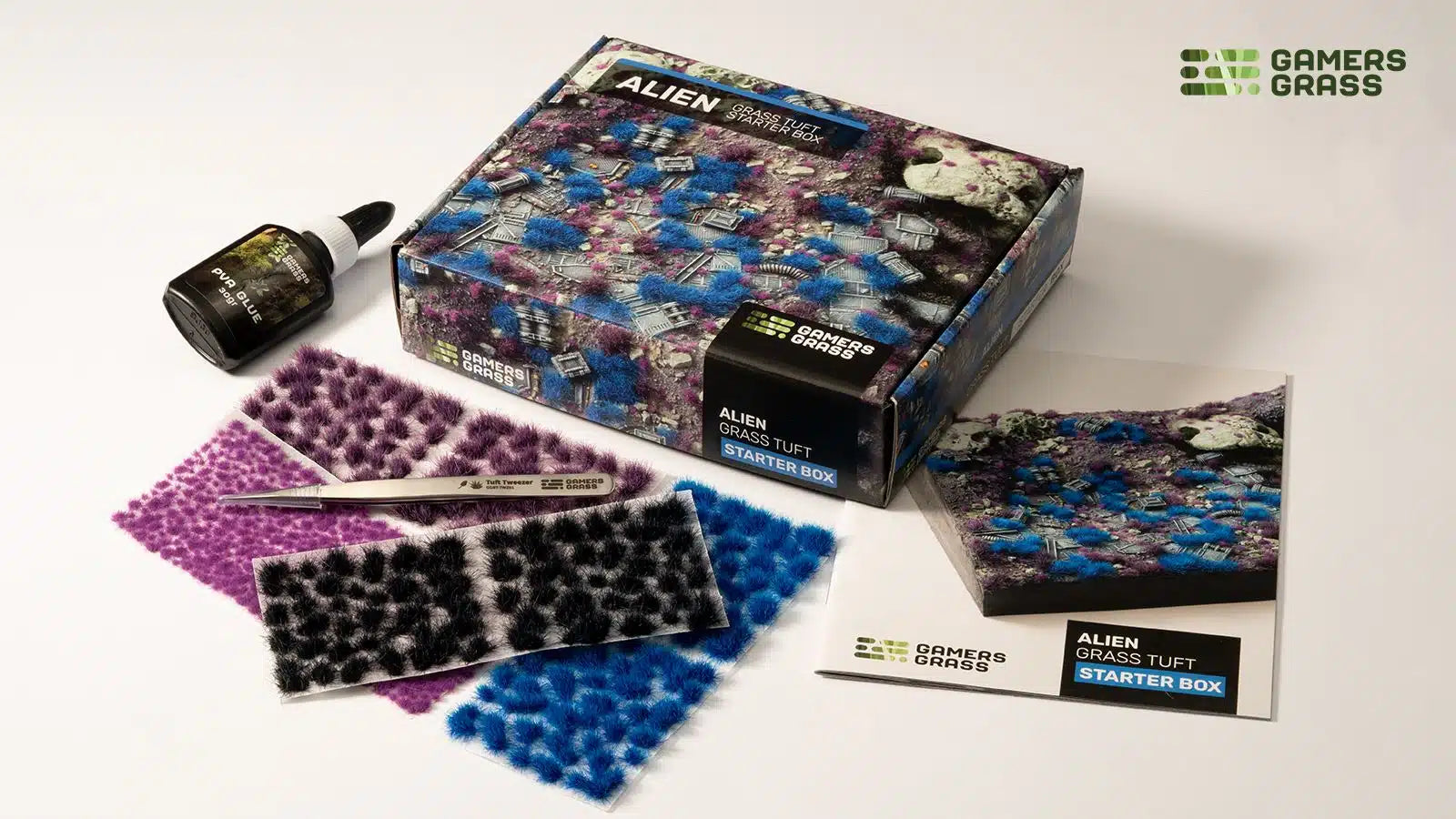 Gamers Grass Grass Tuft Starter Box ALIEN