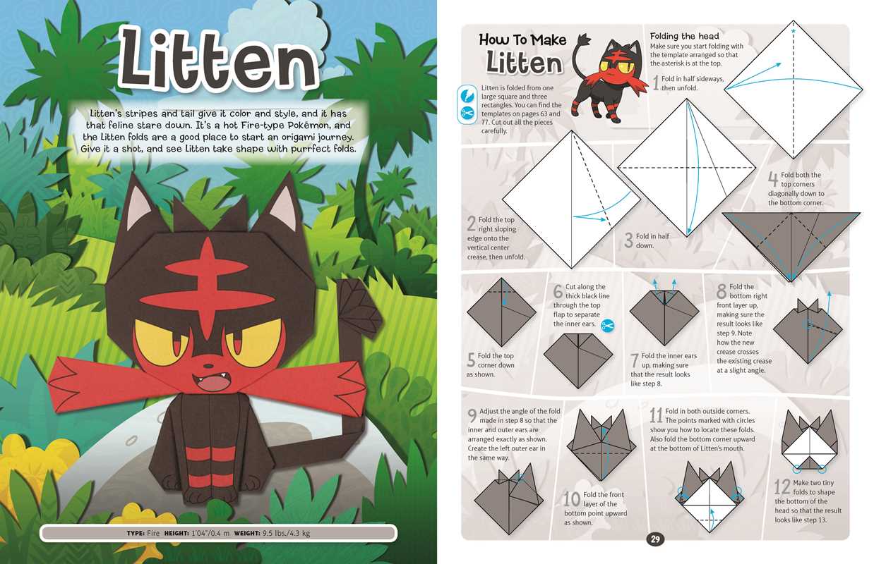 Pokémon Origami: Dobla tu propio Pokémon de la región de Alola por The Pokémon Company International