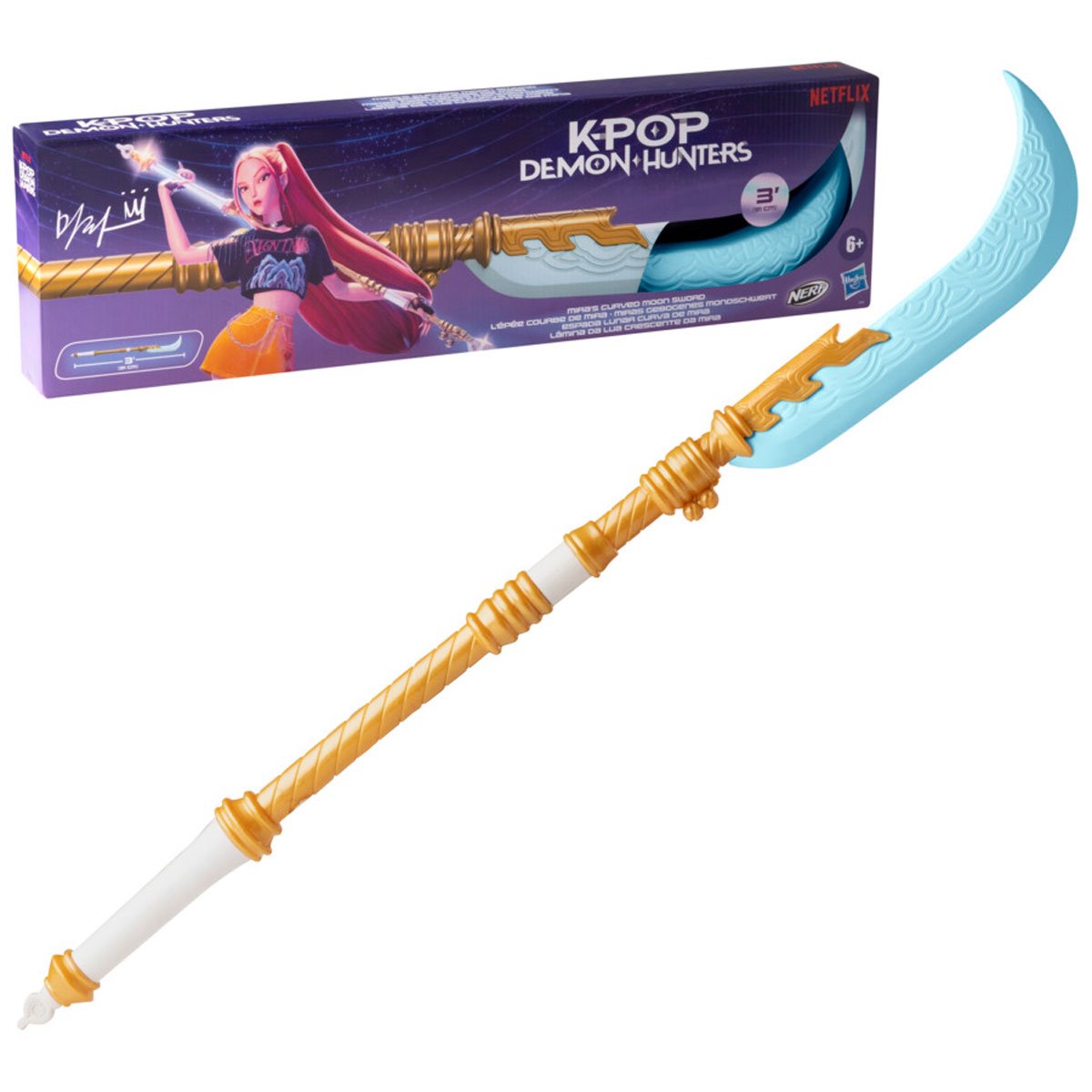 KPop Demon Hunters | Nerf: Mira's Curved Moon Sword