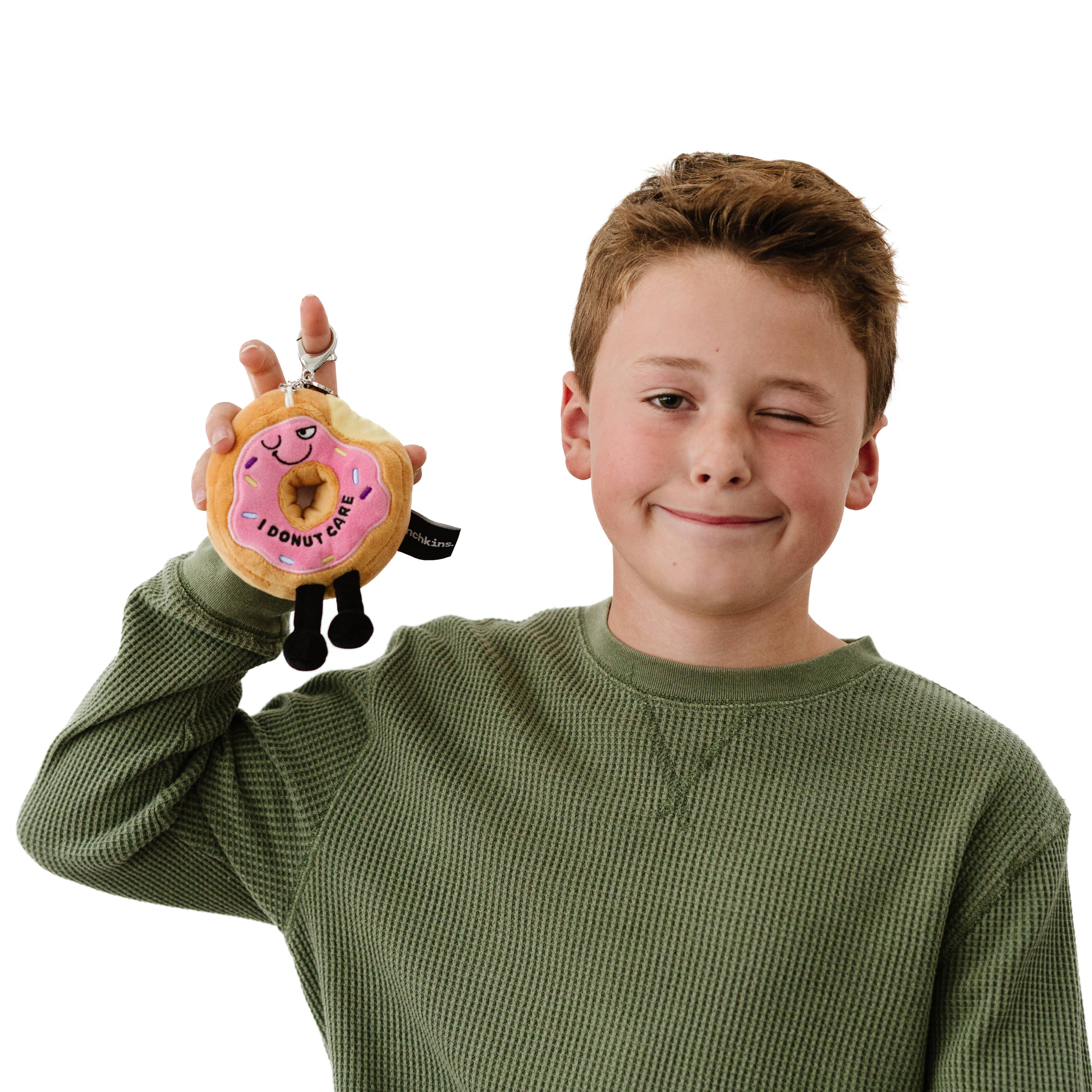 Plush Donut Cute Bag Charm  Soft Cuddly Toy Funny Gift