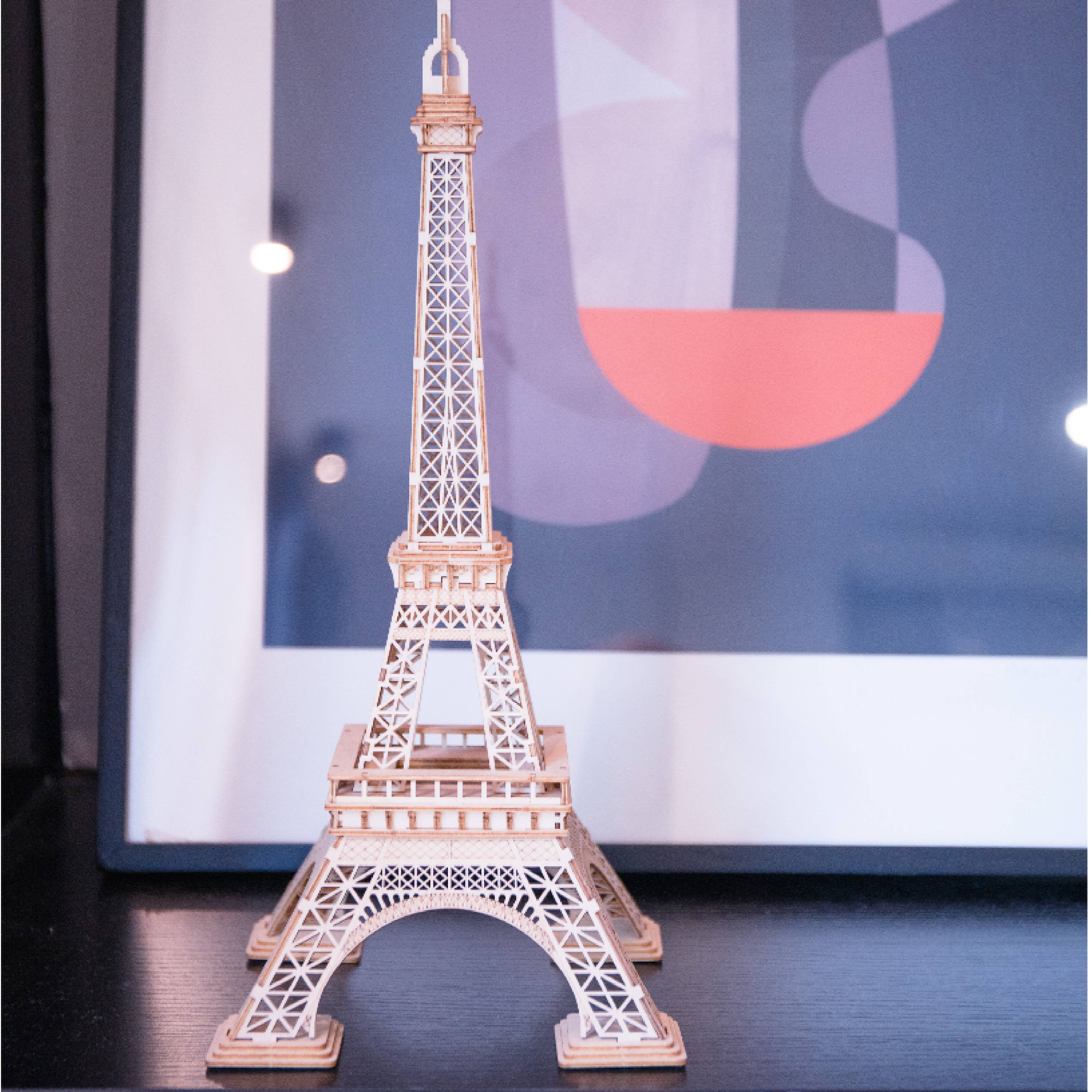 TG501 Rolife Eiffel Tower 3D Wooden Puzzle