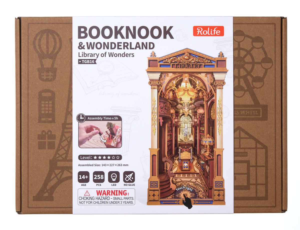 Rolife | BookNook & Wonderland: Library of Wonders - [TGB16]