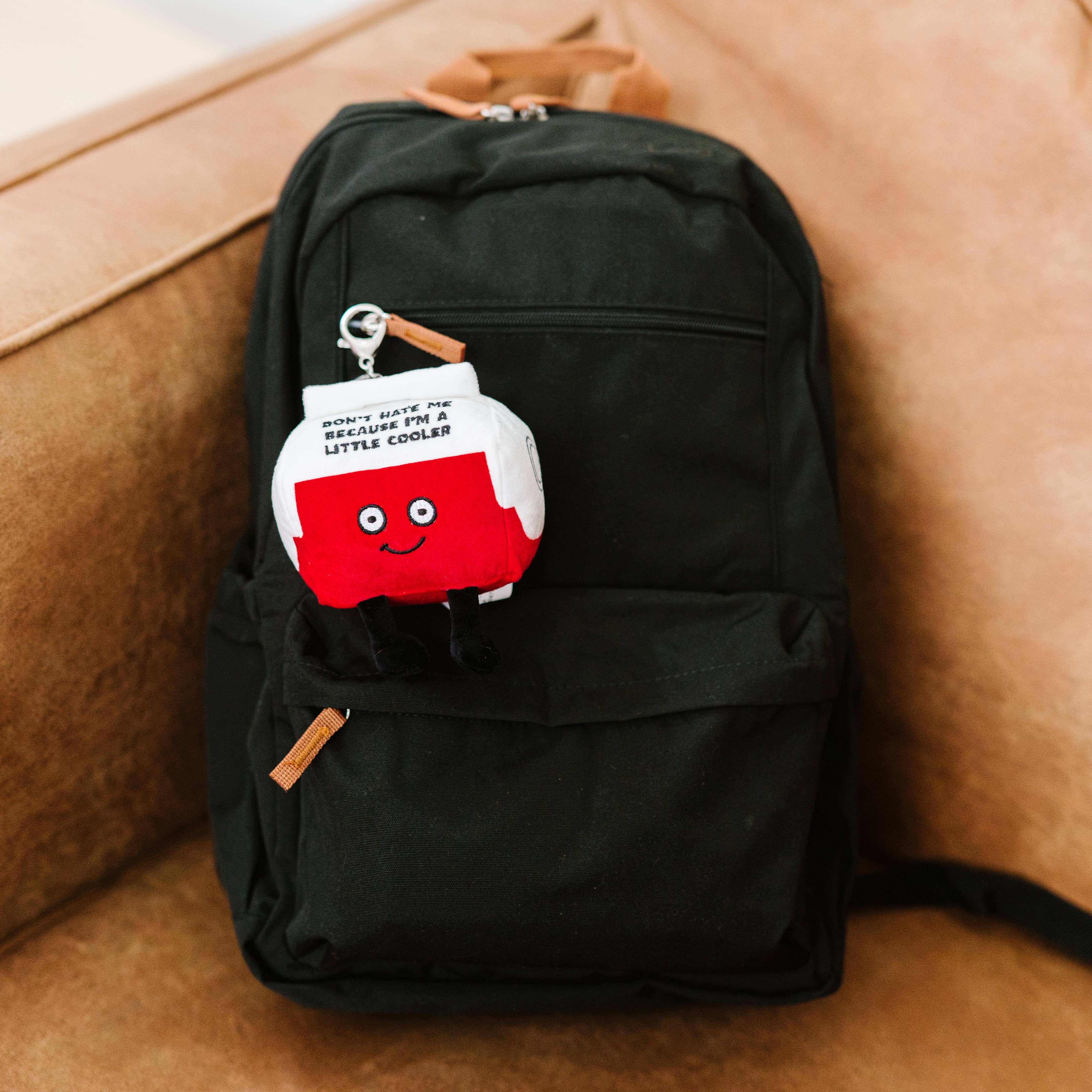 "Don't Hate Me" Cooler Plush Bag Charm Toy Funny Cute Gift